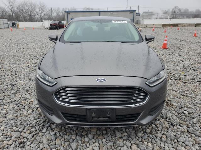 1FA6P0H79E5373531 - 2014 FORD FUSION SE GRAY photo 5