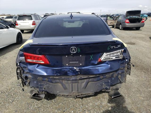 19UUB2F7XJA003867 - 2018 ACURA TLX ADVANCE BLUE photo 6