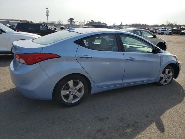 KMHDH4AE9CU251314 - 2012 HYUNDAI ELANTRA GLS BLUE photo 3