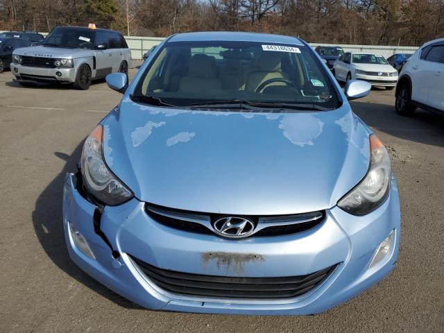 KMHDH4AE9CU251314 - 2012 HYUNDAI ELANTRA GLS BLUE photo 5