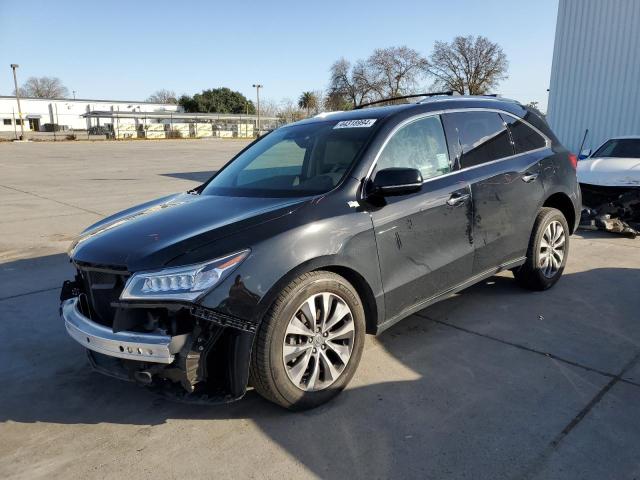 5FRYD4H42GB001232 - 2016 ACURA MDX TECHNOLOGY BLACK photo 1