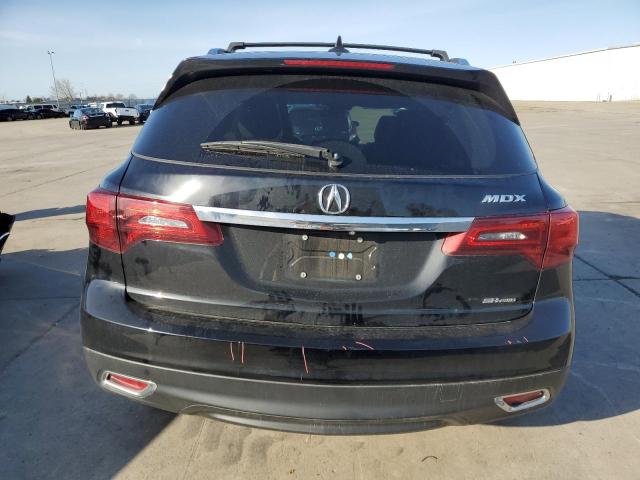 5FRYD4H42GB001232 - 2016 ACURA MDX TECHNOLOGY BLACK photo 6