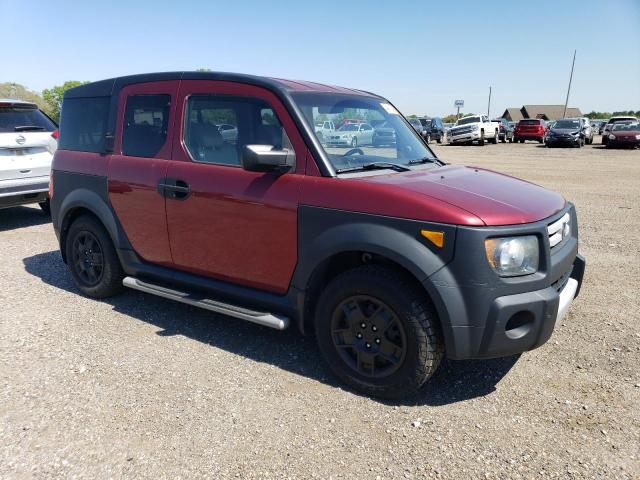 5J6YH28357L006286 - 2007 HONDA ELEMENT LX BURGUNDY photo 4