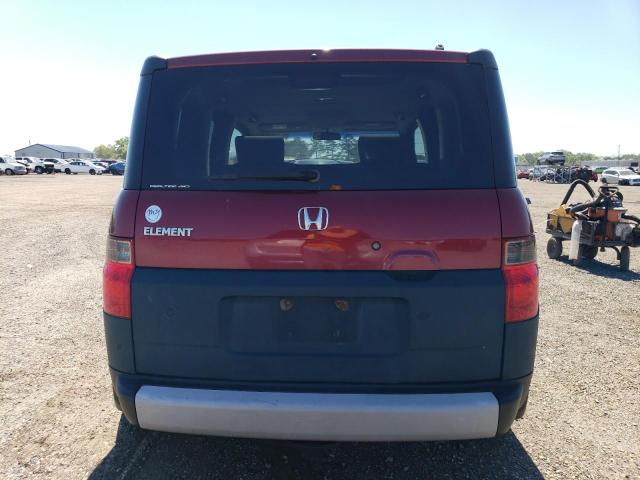 5J6YH28357L006286 - 2007 HONDA ELEMENT LX BURGUNDY photo 6