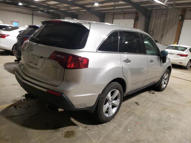 2HNYD2H35DH503617 - 2013 ACURA MDX TECHNOLOGY GRAY photo 3
