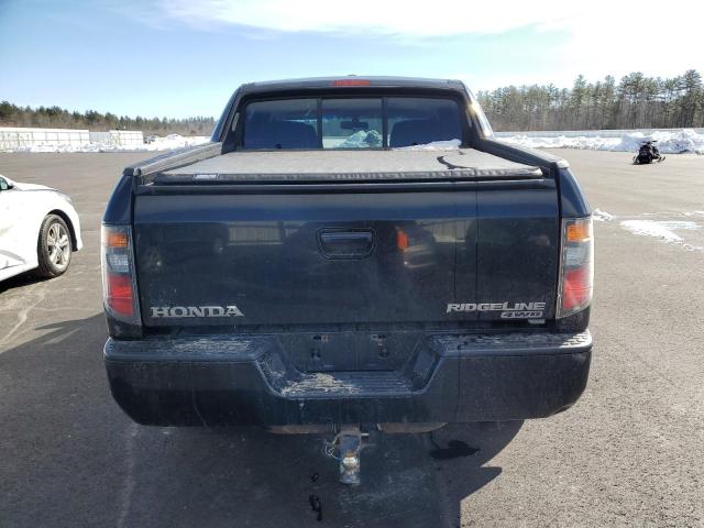 2HJYK16516H537210 - 2006 HONDA RIDGELINE RTL BLACK photo 6