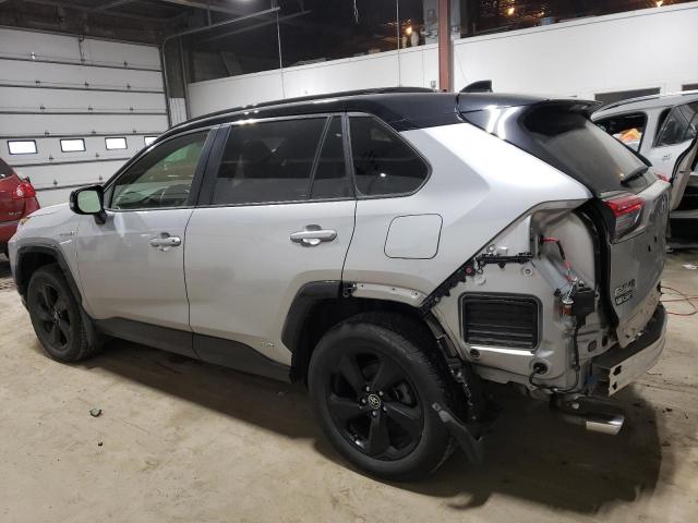 JTMEWRFV6KJ015305 - 2019 TOYOTA RAV4 XSE SILVER photo 2