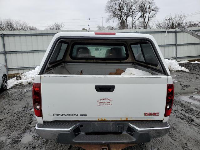 1GTDT13E288111734 - 2008 GMC CANYON WHITE photo 6