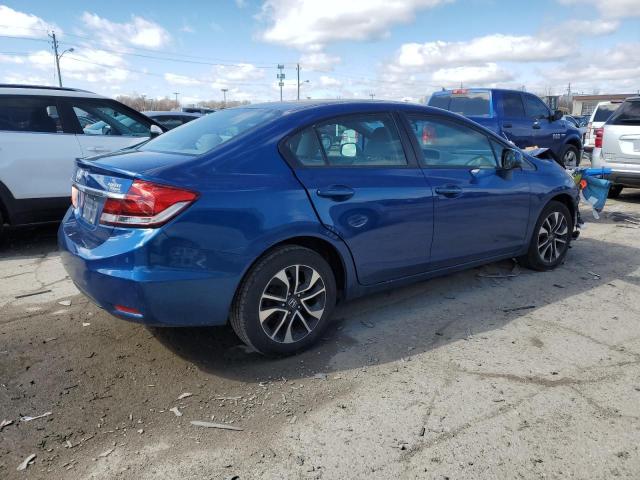 19XFB2F92DE080372 - 2013 HONDA CIVIC EXL BLUE photo 3