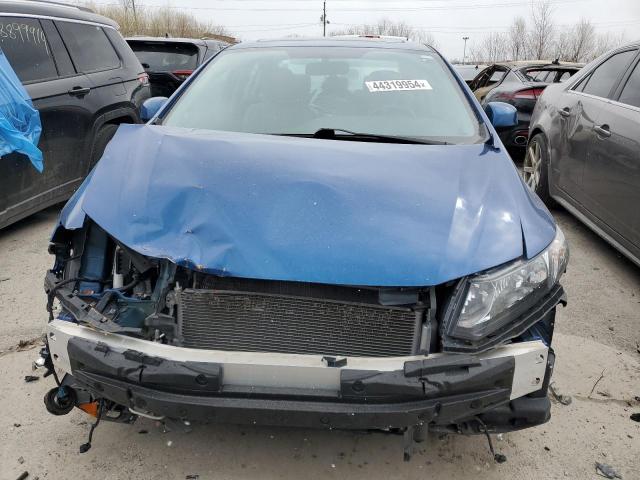 19XFB2F92DE080372 - 2013 HONDA CIVIC EXL BLUE photo 5