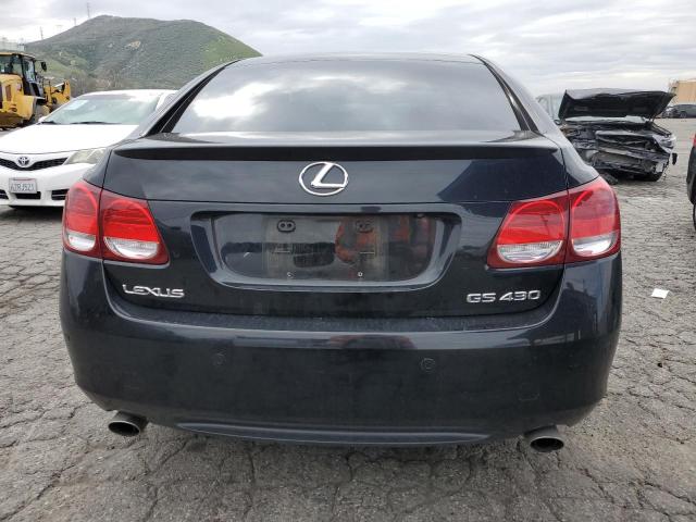 JTHBN96S265005217 - 2006 LEXUS GS 430 BLACK photo 6