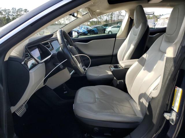 5YJSA1H15EFP35963 - 2014 TESLA MODEL S ლურჯი ფოტო 7
