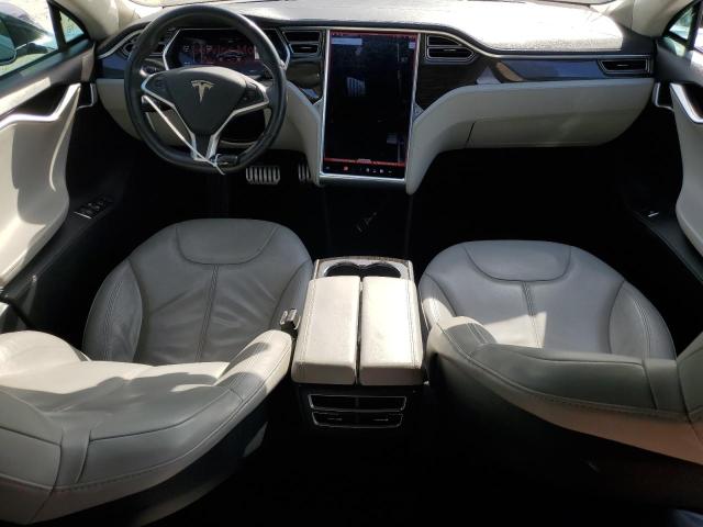 5YJSA1H15EFP35963 - 2014 TESLA MODEL S ლურჯი ფოტო 8