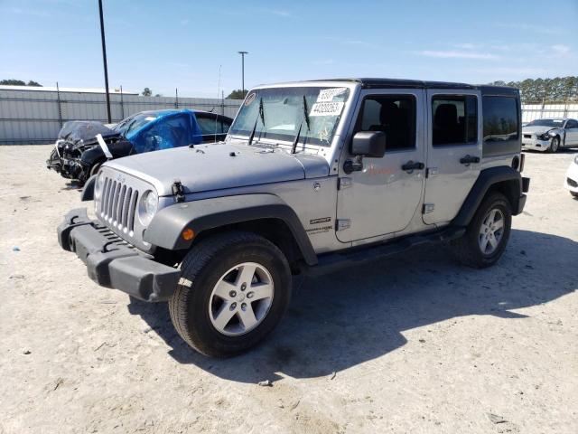 1C4BJWDG8JL828880 - 2018 JEEP WRANGLER U SPORT SILVER photo 1