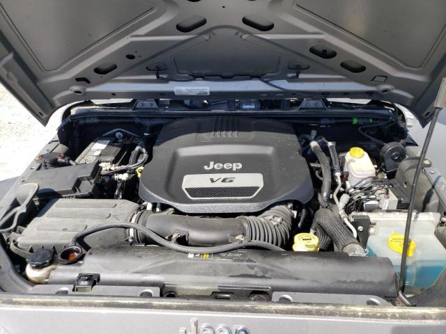 1C4BJWDG8JL828880 - 2018 JEEP WRANGLER U SPORT ვერცხლისფერი ფოტო 11