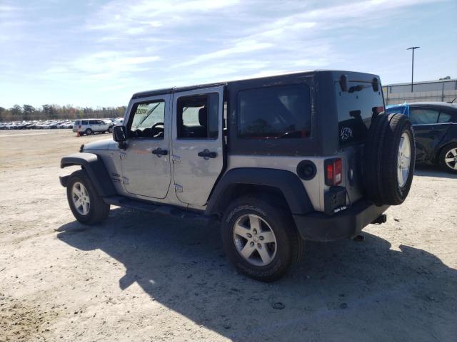 1C4BJWDG8JL828880 - 2018 JEEP WRANGLER U SPORT ვერცხლისფერი ფოტო 2