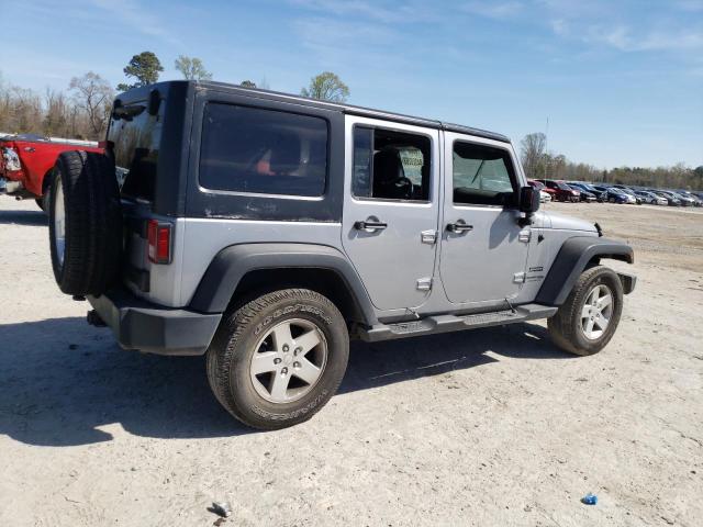 1C4BJWDG8JL828880 - 2018 JEEP WRANGLER U SPORT ვერცხლისფერი ფოტო 3