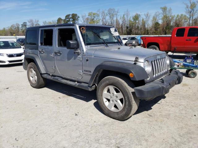 1C4BJWDG8JL828880 - 2018 JEEP WRANGLER U SPORT ვერცხლისფერი ფოტო 4