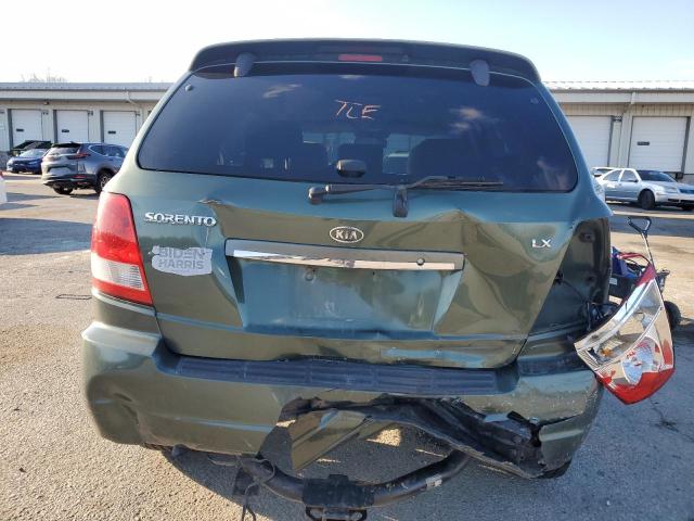 KNDJC733355488655 - 2005 KIA SORENTO EX GREEN photo 6