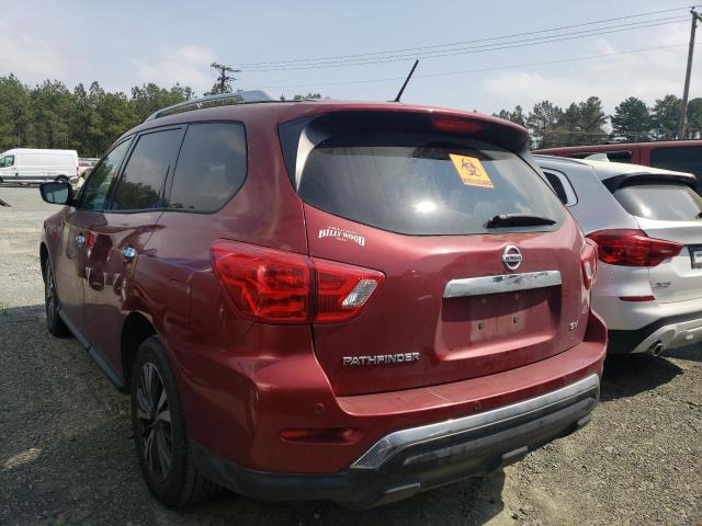5N1DR2MN6HC695941 - 2017 NISSAN PATHFINDER S 栗色 照片 2