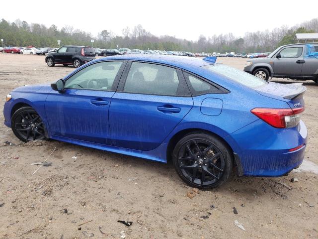 2HGFE1E55NH473970 - 2022 HONDA CIVIC SI BLUE photo 2