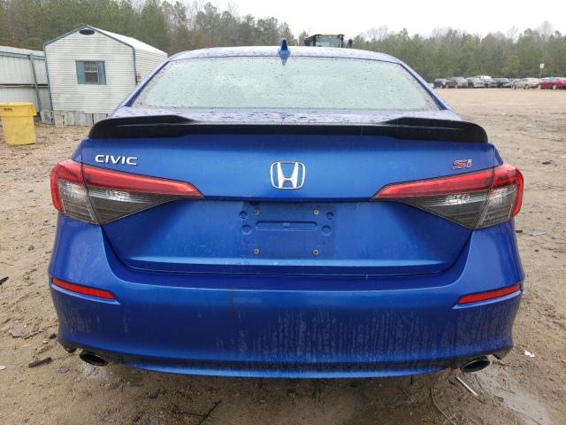 2HGFE1E55NH473970 - 2022 HONDA CIVIC SI BLUE photo 6