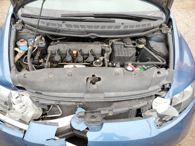 1HGFA16836L058980 - 2006 HONDA CIVIC EX BLUE photo 11