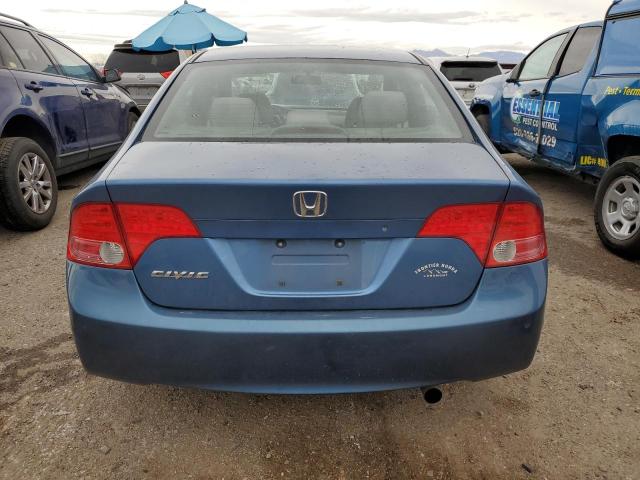 1HGFA16836L058980 - 2006 HONDA CIVIC EX BLUE photo 6