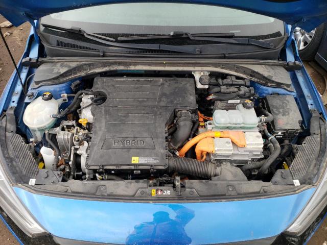 KMHC85LC4JU059874 - 2018 HYUNDAI IONIQ LIMITED BLUE photo 11