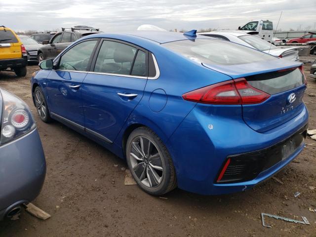 KMHC85LC4JU059874 - 2018 HYUNDAI IONIQ LIMITED BLUE photo 2