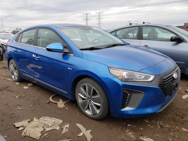 KMHC85LC4JU059874 - 2018 HYUNDAI IONIQ LIMITED BLUE photo 4