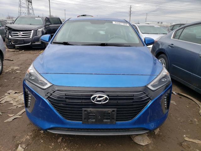 KMHC85LC4JU059874 - 2018 HYUNDAI IONIQ LIMITED BLUE photo 5