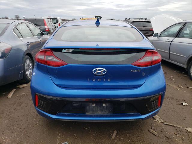 KMHC85LC4JU059874 - 2018 HYUNDAI IONIQ LIMITED BLUE photo 6