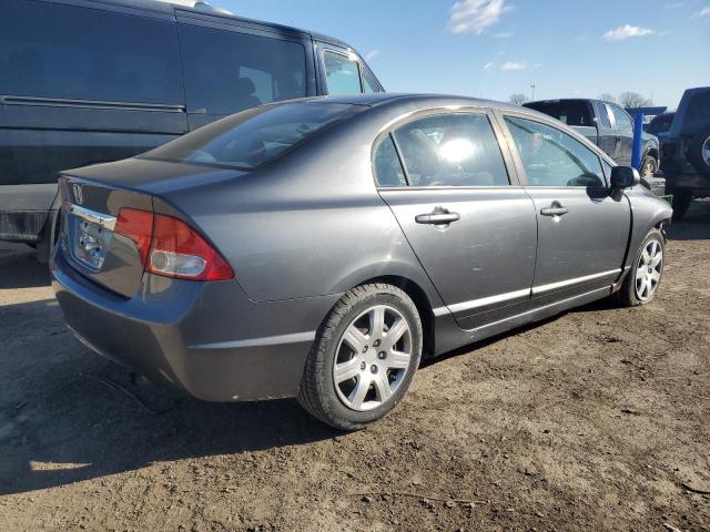 19XFA165X9E042177 - 2009 HONDA CIVIC LX SILVER photo 3