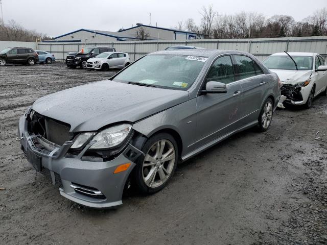 WDDHF8JB6CA606858 - 2012 MERCEDES-BENZ E 350 4MATIC SILVER photo 1