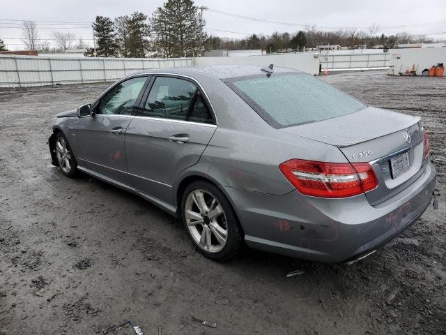 WDDHF8JB6CA606858 - 2012 MERCEDES-BENZ E 350 4MATIC SILVER photo 2