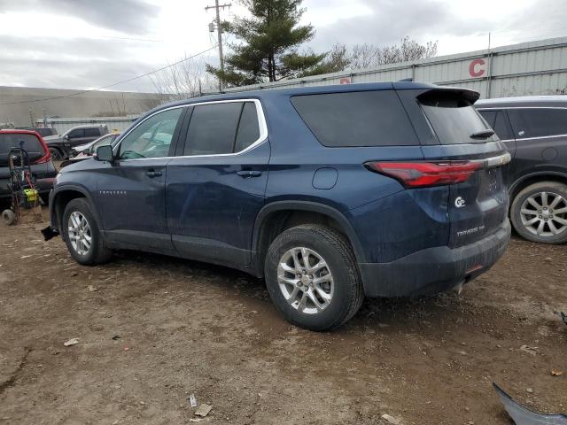 1GNEVFKW9PJ143245 - 2023 CHEVROLET TRAVERSE LS BLUE photo 2