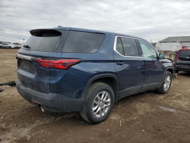 1GNEVFKW9PJ143245 - 2023 CHEVROLET TRAVERSE LS BLUE photo 3