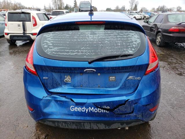 3FADP4EJ0BM162710 - 2011 FORD FIESTA SE BLUE photo 6