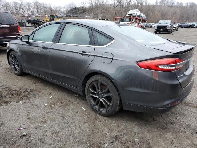 3FA6P0HD0JR279602 - 2018 FORD FUSION SE GRAY photo 2