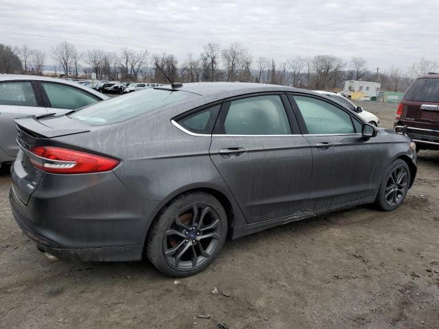 3FA6P0HD0JR279602 - 2018 FORD FUSION SE GRAY photo 3