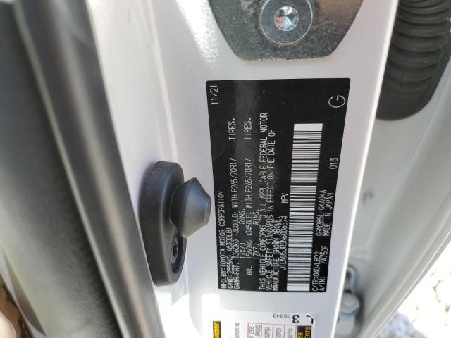 JTENU5JR5N6006574 - 2022 TOYOTA 4RUNNER SR5/SR5 PREMIUM 白色 照片 13