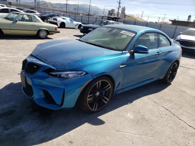 WBS1H9C52HV886712 - 2017 BMW M2 BLUE photo 1