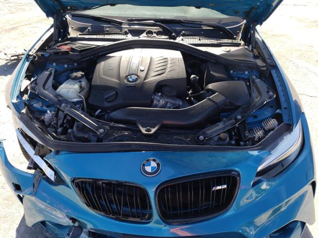 WBS1H9C52HV886712 - 2017 BMW M2 BLUE photo 11