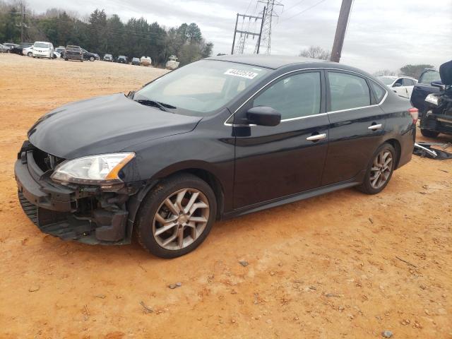 3N1AB7AP6EL609609 - 2014 NISSAN SENTRA S BLACK photo 1