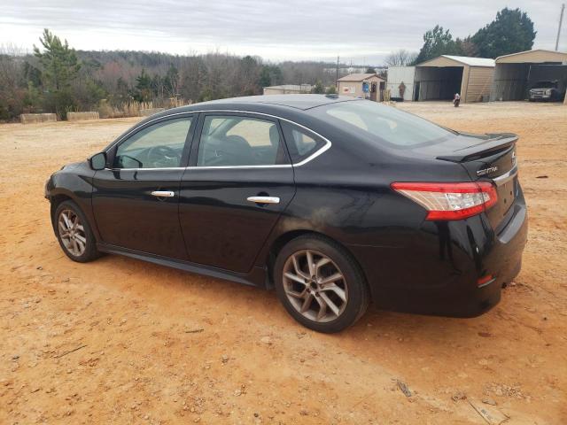 3N1AB7AP6EL609609 - 2014 NISSAN SENTRA S BLACK photo 2