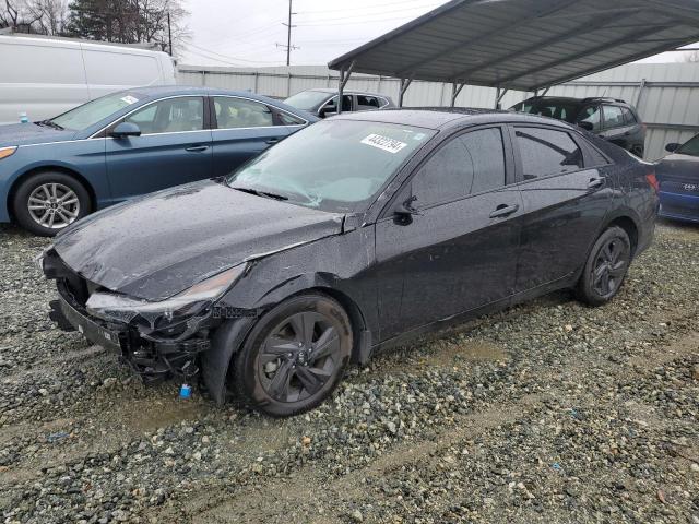 KMHLM4AG1NU303059 - 2022 HYUNDAI ELANTRA SEL BLACK photo 1