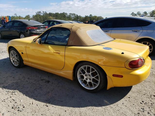 JM1NB353320225634 - 2002 MAZDA MX-5 MIATA BASE YELLOW photo 2
