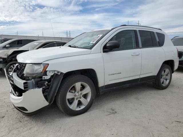 1C4NJCBA1GD665034 - 2016 JEEP COMPASS SPORT WHITE photo 1