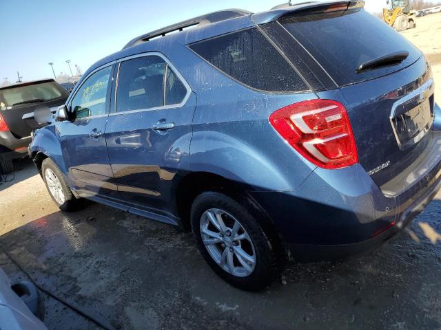 2GNALCEK6H6178061 - 2017 CHEVROLET EQUINOX LT BLUE photo 2